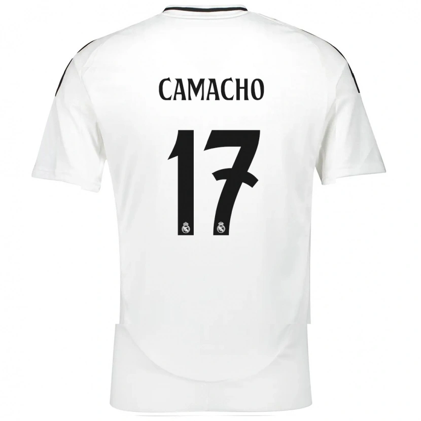 Danxen Børn Carla Camacho #17 Hvid Hjemmebane Spillertrøjer 2024/25 Trøje T-Shirt