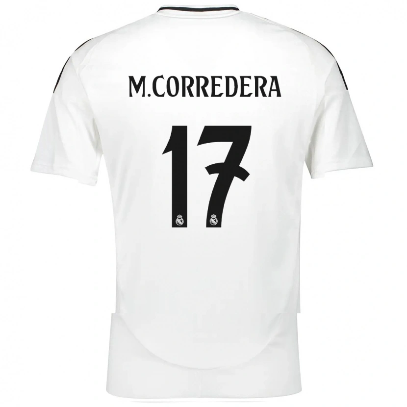 Danxen Børn Marta Corredera #17 Hvid Hjemmebane Spillertrøjer 2024/25 Trøje T-Shirt