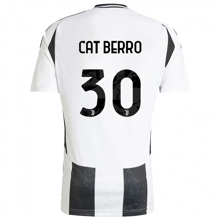 Danxen Børn Simone Cat Berro #30 Hvid Sort Hjemmebane Spillertrøjer 2024/25 Trøje T-Shirt