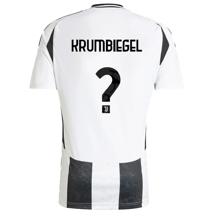 Danxen Børn Paulina Krumbiegel #0 Hvid Sort Hjemmebane Spillertrøjer 2024/25 Trøje T-Shirt