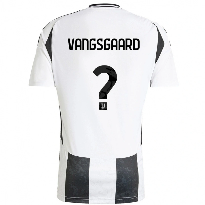 Danxen Børn Amalie Vangsgaard #0 Hvid Sort Hjemmebane Spillertrøjer 2024/25 Trøje T-Shirt