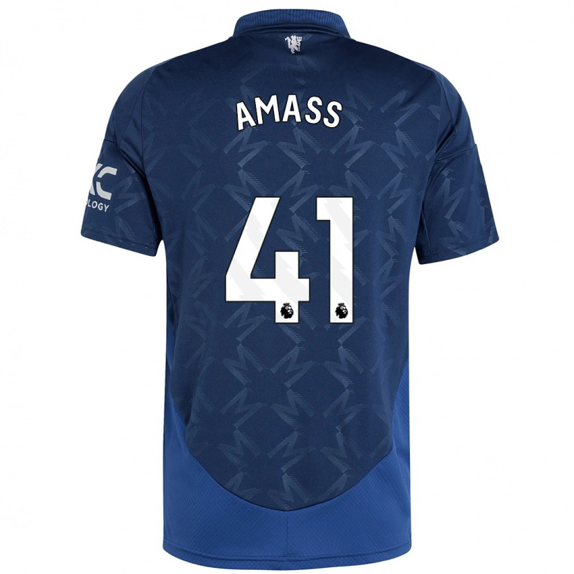 Danxen Børn Harry Amass #41 Indigo Udebane Spillertrøjer 2024/25 Trøje T-Shirt
