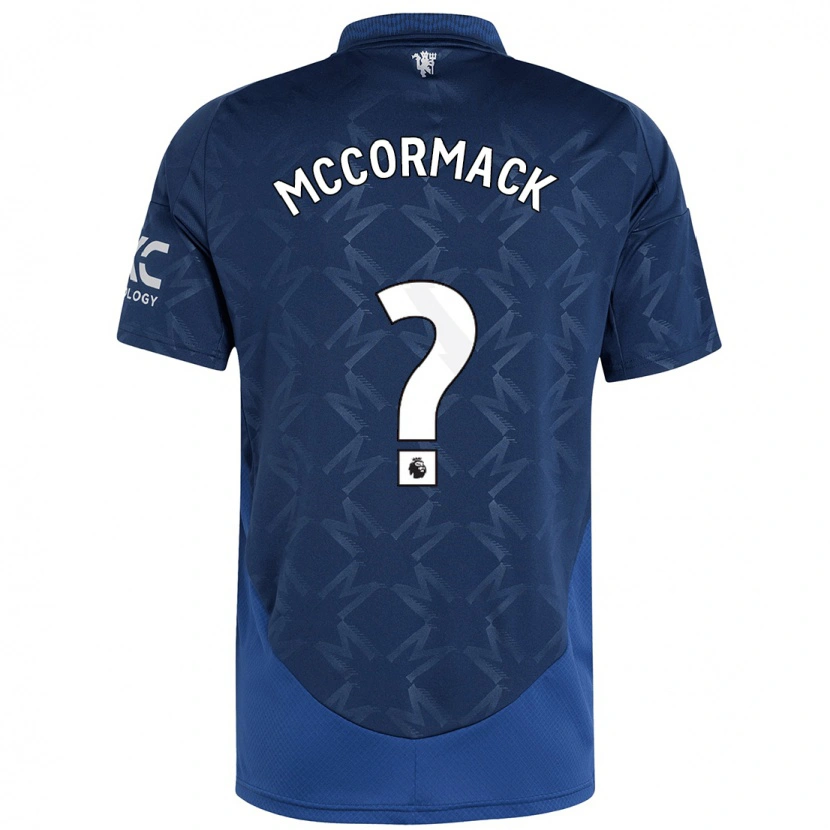 Danxen Børn Rafe Mccormack #0 Indigo Udebane Spillertrøjer 2024/25 Trøje T-Shirt