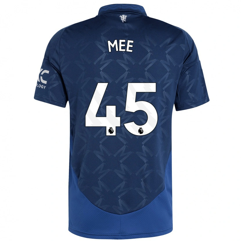 Danxen Børn Dermot Mee #45 Indigo Udebane Spillertrøjer 2024/25 Trøje T-Shirt