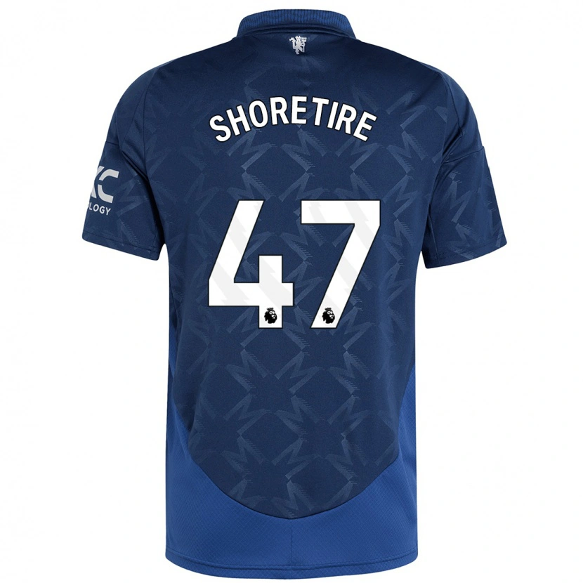 Danxen Børn Shola Shoretire #47 Indigo Udebane Spillertrøjer 2024/25 Trøje T-Shirt