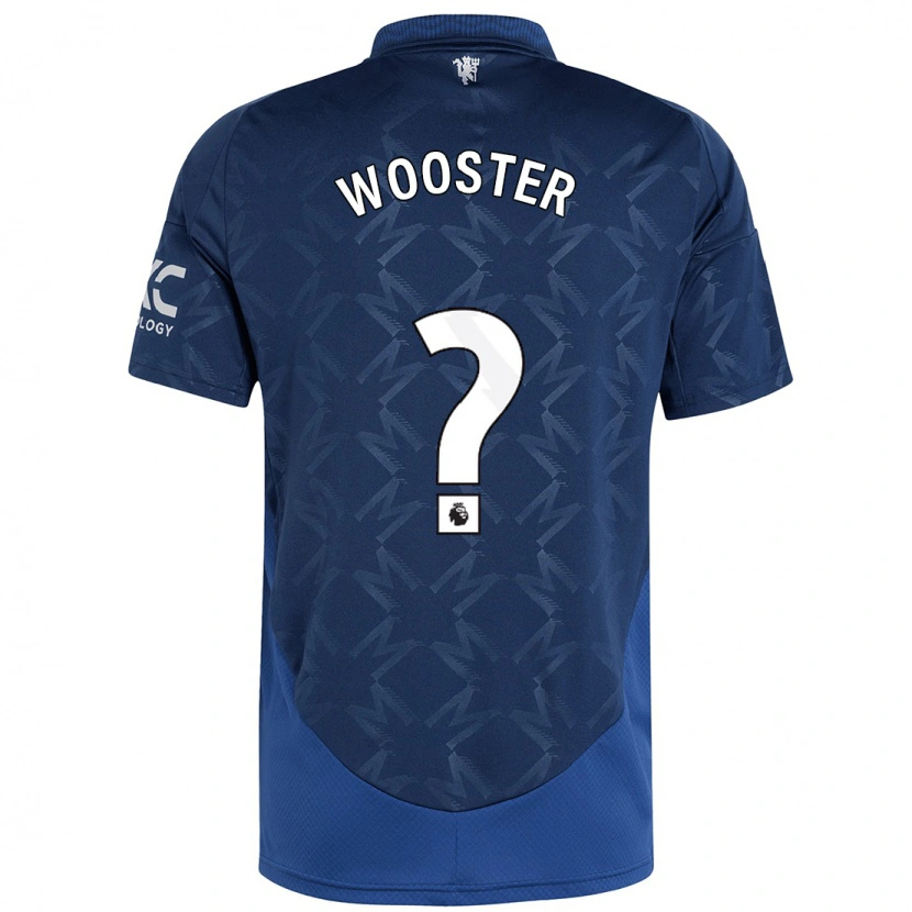 Danxen Børn Tom Wooster #0 Indigo Udebane Spillertrøjer 2024/25 Trøje T-Shirt