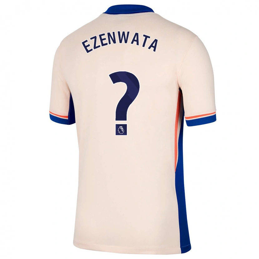 Danxen Børn Chizaram Ezenwata #0 Lys Beige Udebane Spillertrøjer 2024/25 Trøje T-Shirt