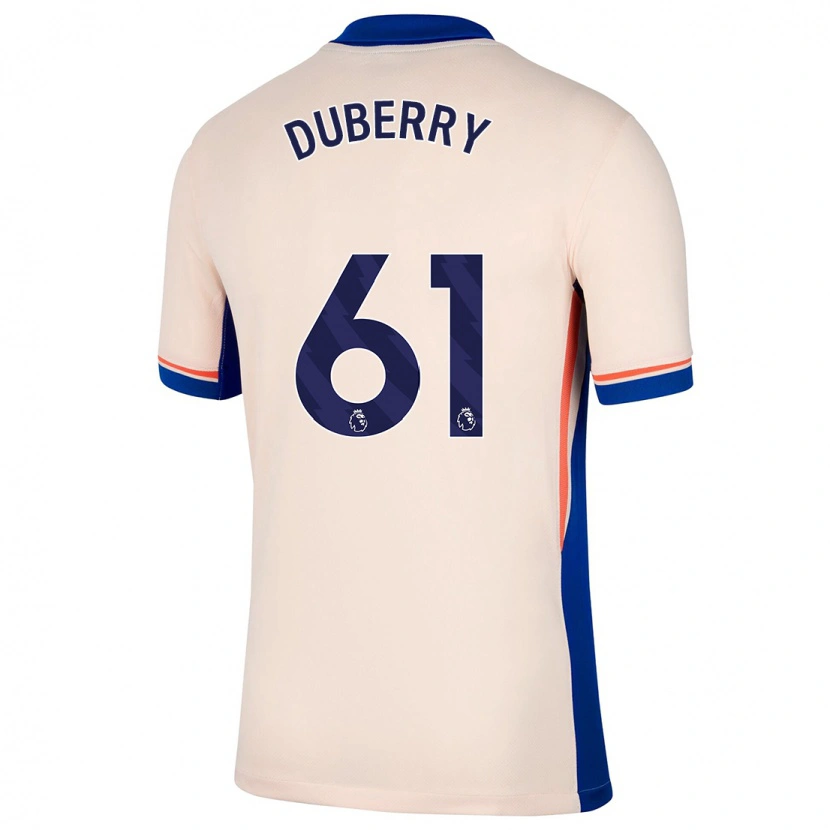 Danxen Børn Zain Silcott-Duberry #61 Lys Beige Udebane Spillertrøjer 2024/25 Trøje T-Shirt