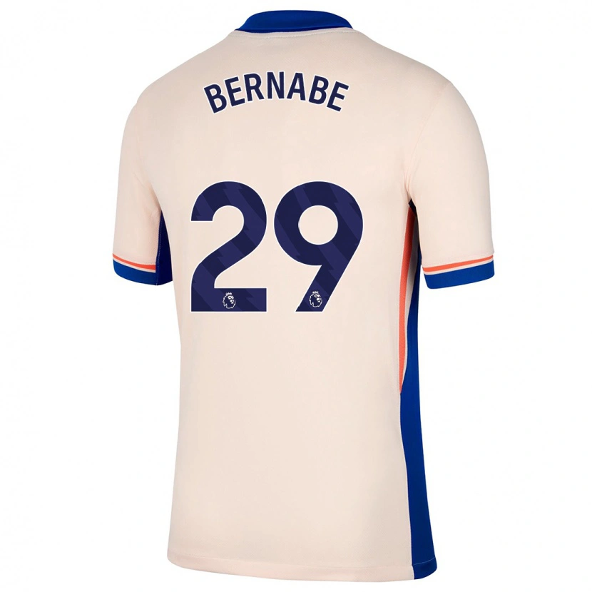 Danxen Børn Alejandra Bernabé #29 Lys Beige Udebane Spillertrøjer 2024/25 Trøje T-Shirt