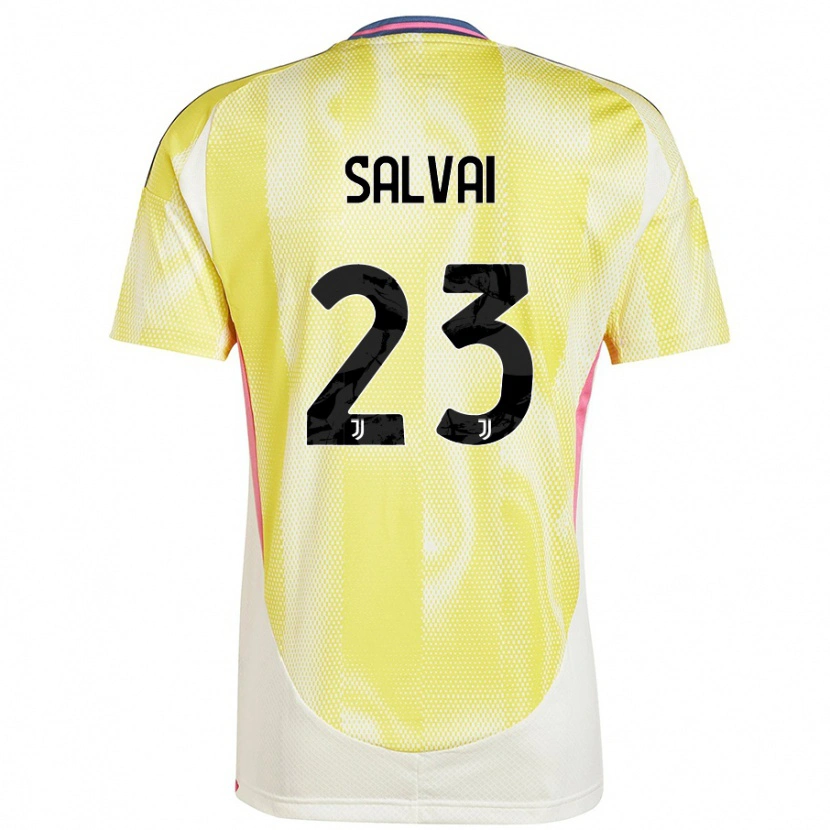 Danxen Børn Cecilia Salvai #23 Solgul Udebane Spillertrøjer 2024/25 Trøje T-Shirt