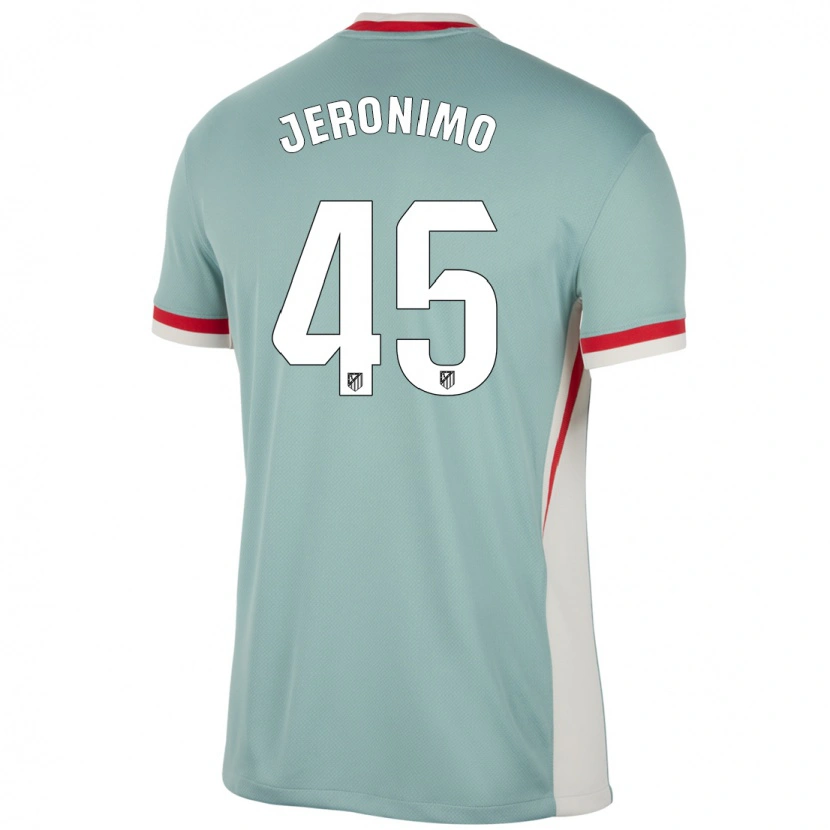 Danxen Børn Isaiah Jeronimo #45 Lys Beige Blå Udebane Spillertrøjer 2024/25 Trøje T-Shirt
