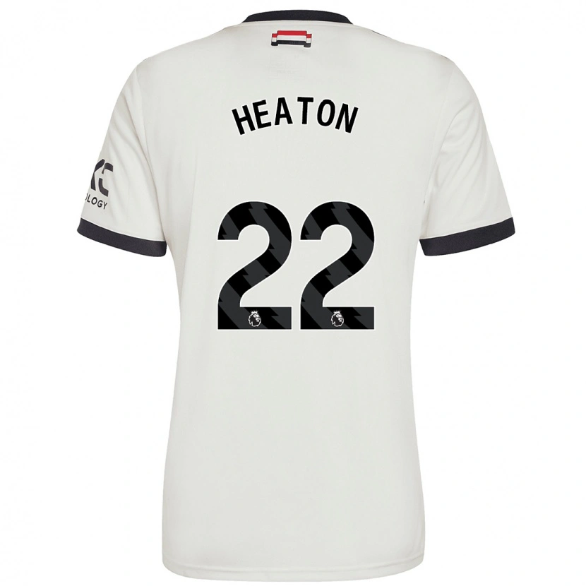 Danxen Børn Tom Heaton #22 Råhvid Tredje Sæt Spillertrøjer 2024/25 Trøje T-Shirt