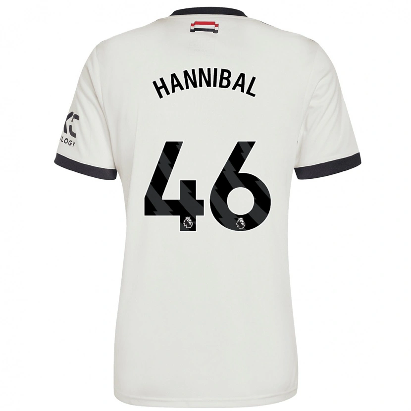 Danxen Børn Hannibal #46 Råhvid Tredje Sæt Spillertrøjer 2024/25 Trøje T-Shirt