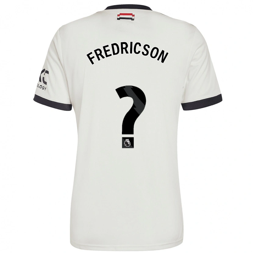 Danxen Børn Tyler Fredricson #0 Råhvid Tredje Sæt Spillertrøjer 2024/25 Trøje T-Shirt