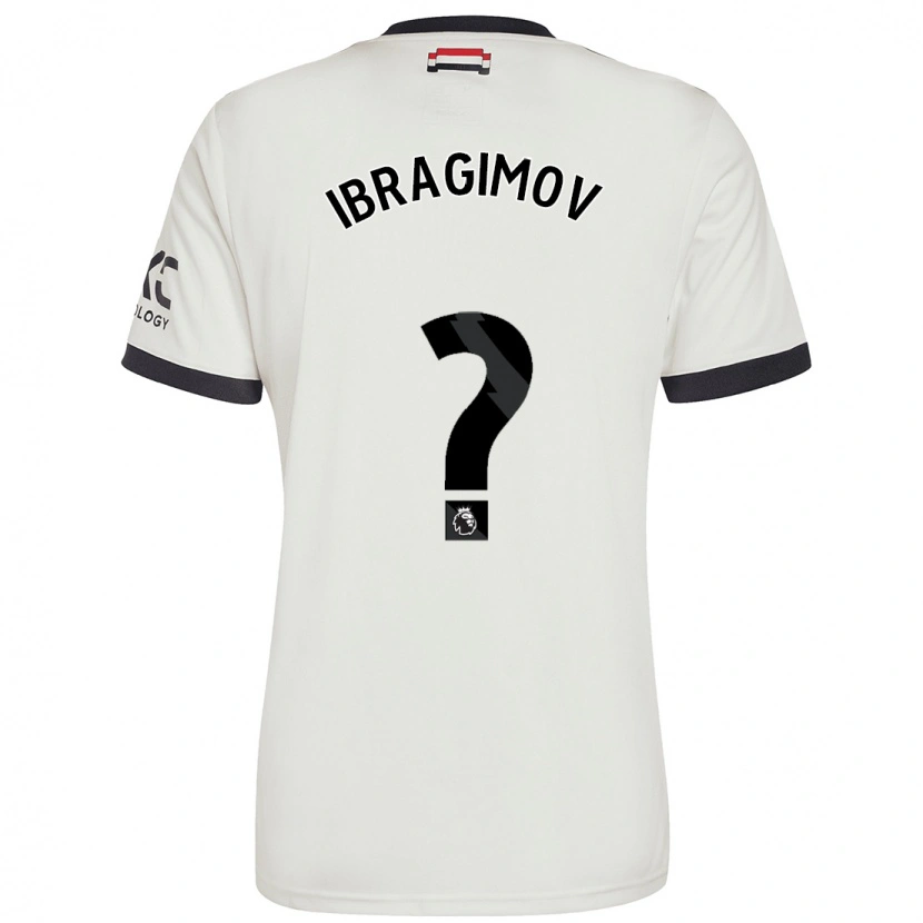Danxen Børn Amir Ibragimov #0 Råhvid Tredje Sæt Spillertrøjer 2024/25 Trøje T-Shirt