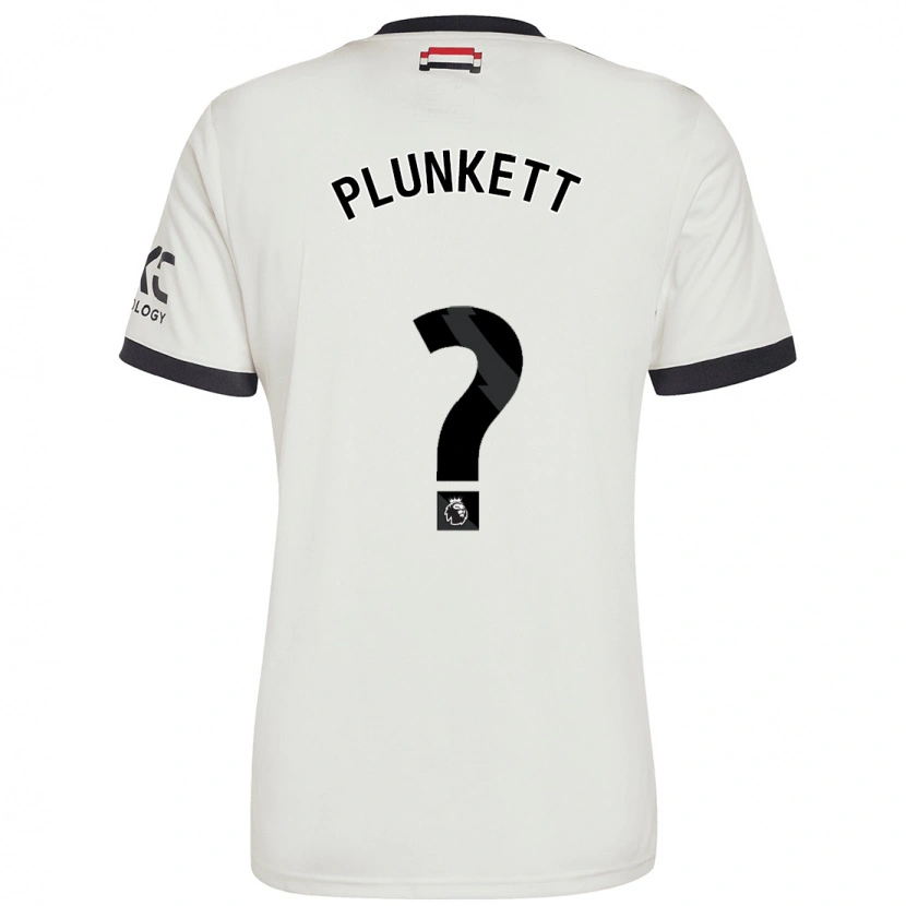 Danxen Børn Dante Plunkett #0 Råhvid Tredje Sæt Spillertrøjer 2024/25 Trøje T-Shirt