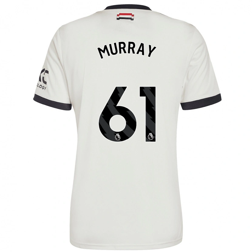 Danxen Børn Sam Murray #61 Råhvid Tredje Sæt Spillertrøjer 2024/25 Trøje T-Shirt