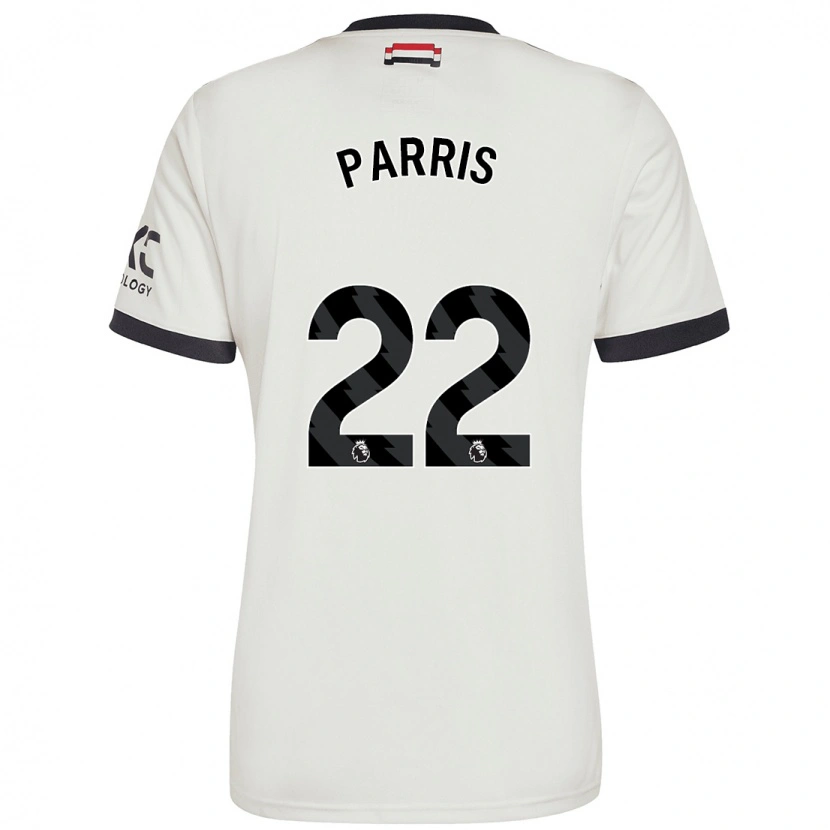 Danxen Børn Nikita Parris #22 Råhvid Tredje Sæt Spillertrøjer 2024/25 Trøje T-Shirt