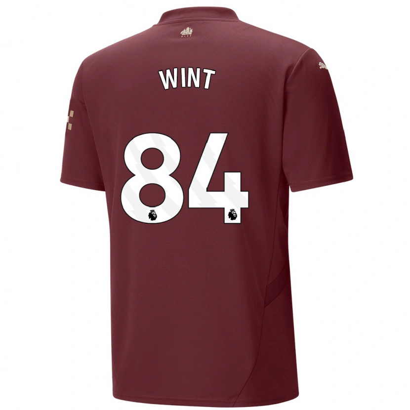 Danxen Børn Jack Wint #84 Rødbrun Tredje Sæt Spillertrøjer 2024/25 Trøje T-Shirt