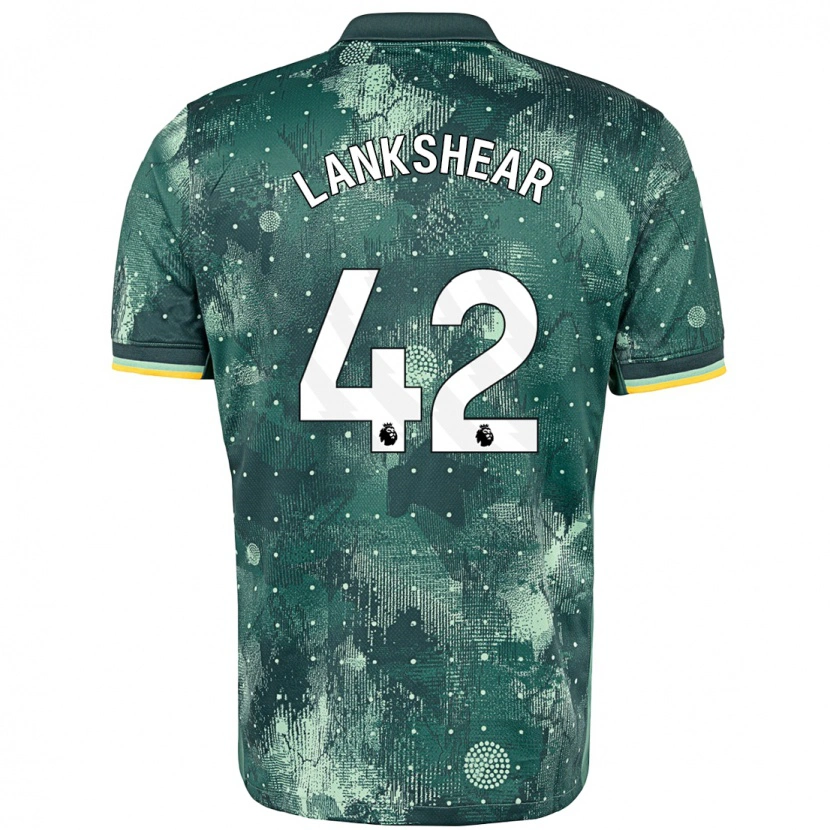 Danxen Børn Will Lankshear #42 Mintgrøn Tredje Sæt Spillertrøjer 2024/25 Trøje T-Shirt