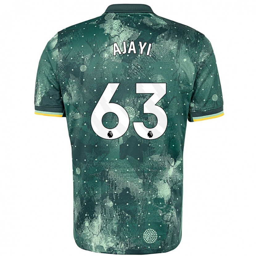 Danxen Børn Damola Ajayi #63 Mintgrøn Tredje Sæt Spillertrøjer 2024/25 Trøje T-Shirt