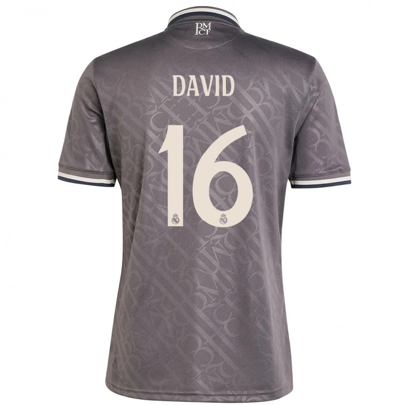 Danxen Børn Antonio David #16 Trækul Tredje Sæt Spillertrøjer 2024/25 Trøje T-Shirt