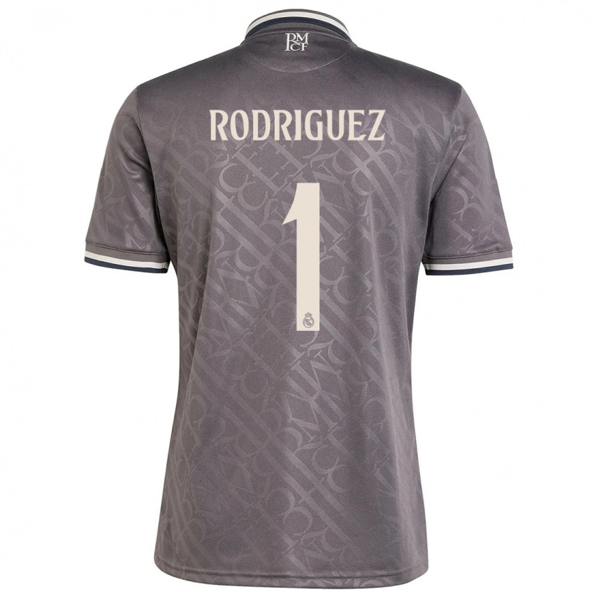 Danxen Børn Misa Rodriguez #1 Trækul Tredje Sæt Spillertrøjer 2024/25 Trøje T-Shirt