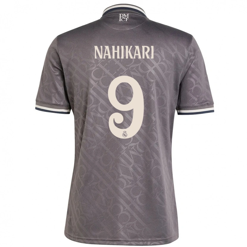 Danxen Børn Nahikari Garcia #9 Trækul Tredje Sæt Spillertrøjer 2024/25 Trøje T-Shirt