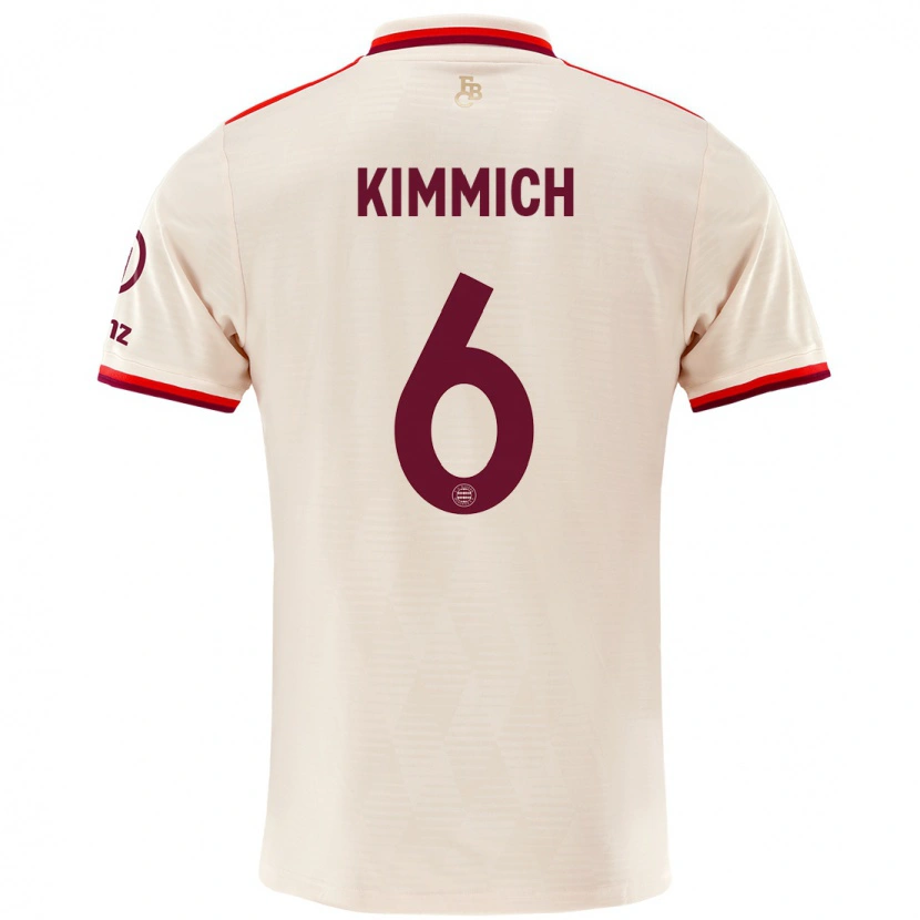 Danxen Børn Joshua Kimmich #6 Linned Tredje Sæt Spillertrøjer 2024/25 Trøje T-Shirt
