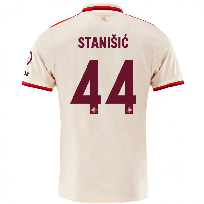 Danxen Børn Josip Stanisic #44 Linned Tredje Sæt Spillertrøjer 2024/25 Trøje T-Shirt