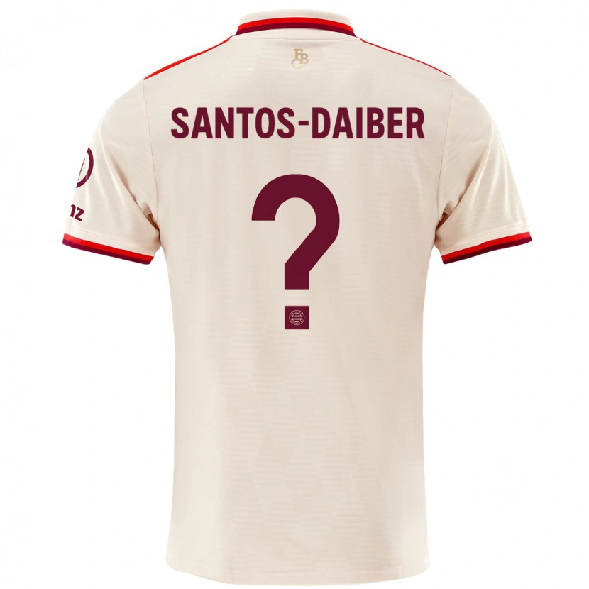 Danxen Børn David Santos-Daiber #0 Linned Tredje Sæt Spillertrøjer 2024/25 Trøje T-Shirt
