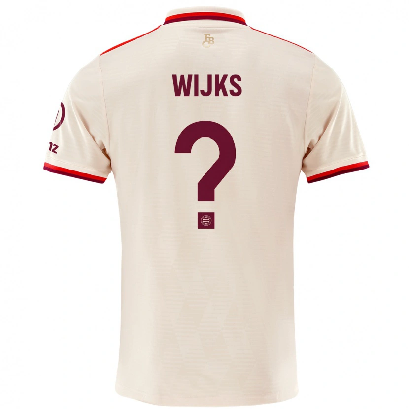 Danxen Børn Chivano Wijks #0 Linned Tredje Sæt Spillertrøjer 2024/25 Trøje T-Shirt
