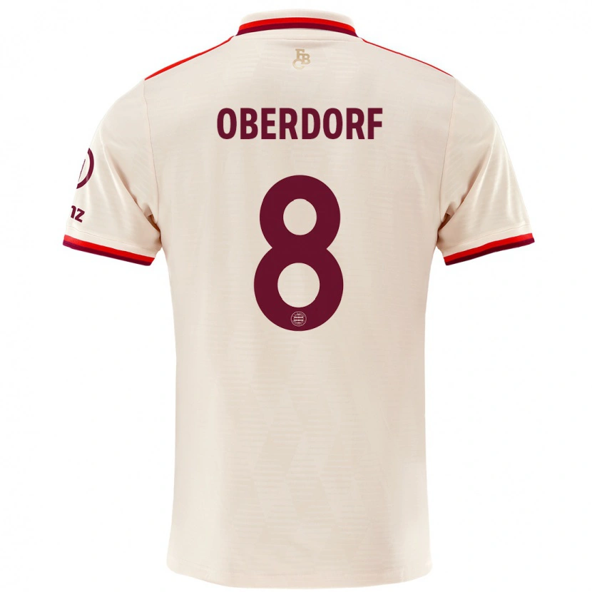 Danxen Børn Lena Oberdorf #8 Linned Tredje Sæt Spillertrøjer 2024/25 Trøje T-Shirt