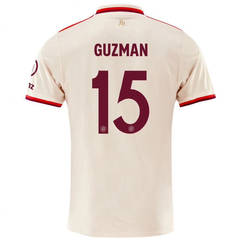 Danxen Børn Ana María Guzmán #15 Linned Tredje Sæt Spillertrøjer 2024/25 Trøje T-Shirt