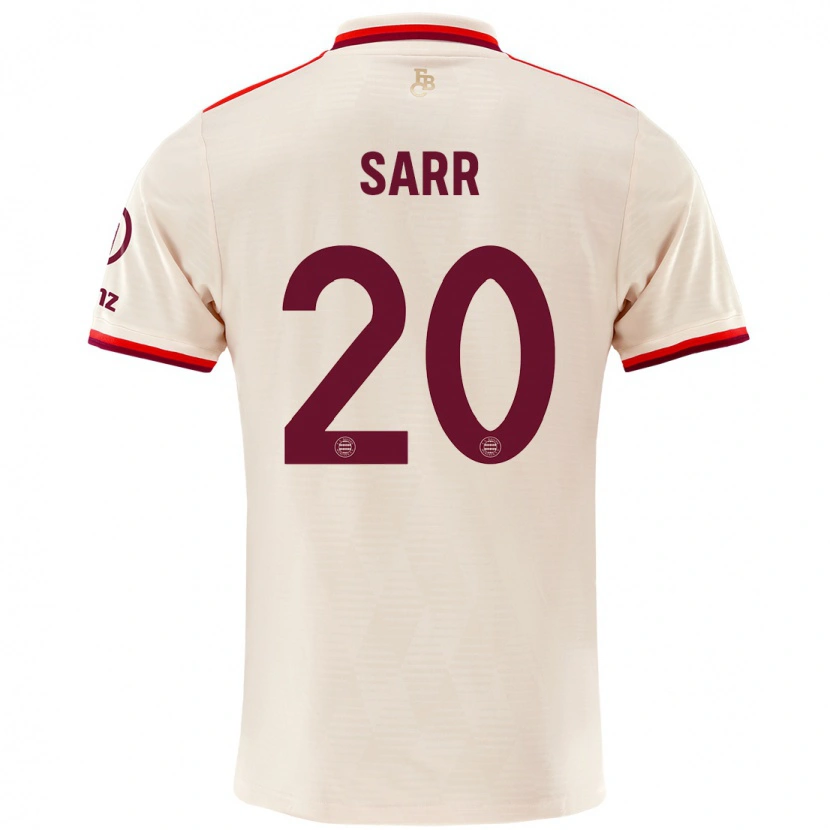 Danxen Børn Bouna Sarr #20 Linned Tredje Sæt Spillertrøjer 2024/25 Trøje T-Shirt