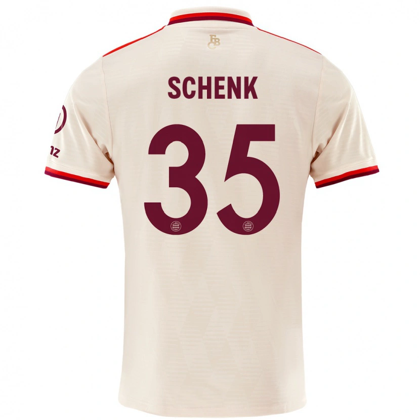 Danxen Børn Johannes Schenk #35 Linned Tredje Sæt Spillertrøjer 2024/25 Trøje T-Shirt