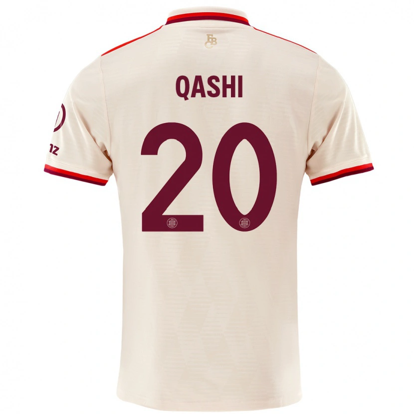 Danxen Børn Yousef Qashi #20 Linned Tredje Sæt Spillertrøjer 2024/25 Trøje T-Shirt