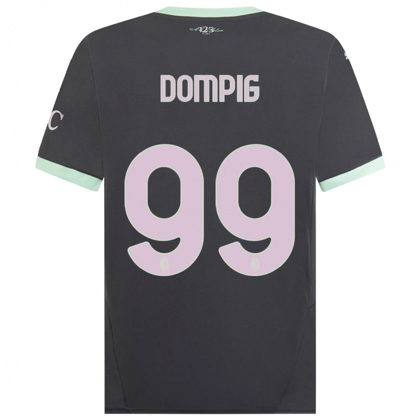 Danxen Børn Chanté Dompig #99 Grå Tredje Sæt Spillertrøjer 2024/25 Trøje T-Shirt