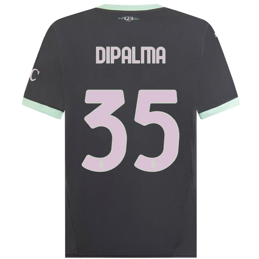 Danxen Børn Matteo Dipalma #35 Grå Tredje Sæt Spillertrøjer 2024/25 Trøje T-Shirt