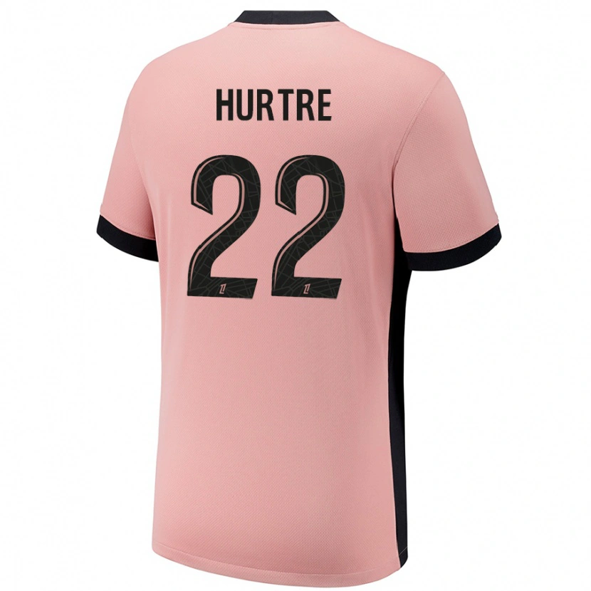 Danxen Børn Oceane Hurtre #22 Rust Lyserød Tredje Sæt Spillertrøjer 2024/25 Trøje T-Shirt
