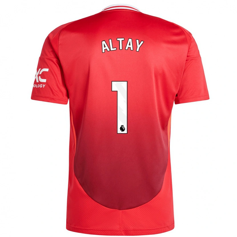 Danxen Mænd Altay Bayındır #1 Lyse Rødt Hjemmebane Spillertrøjer 2024/25 Trøje T-Shirt