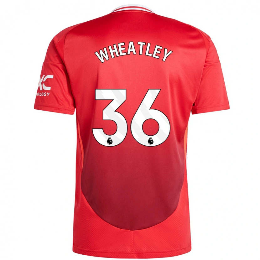 Danxen Mænd Ethan Wheatley #36 Lyse Rødt Hjemmebane Spillertrøjer 2024/25 Trøje T-Shirt
