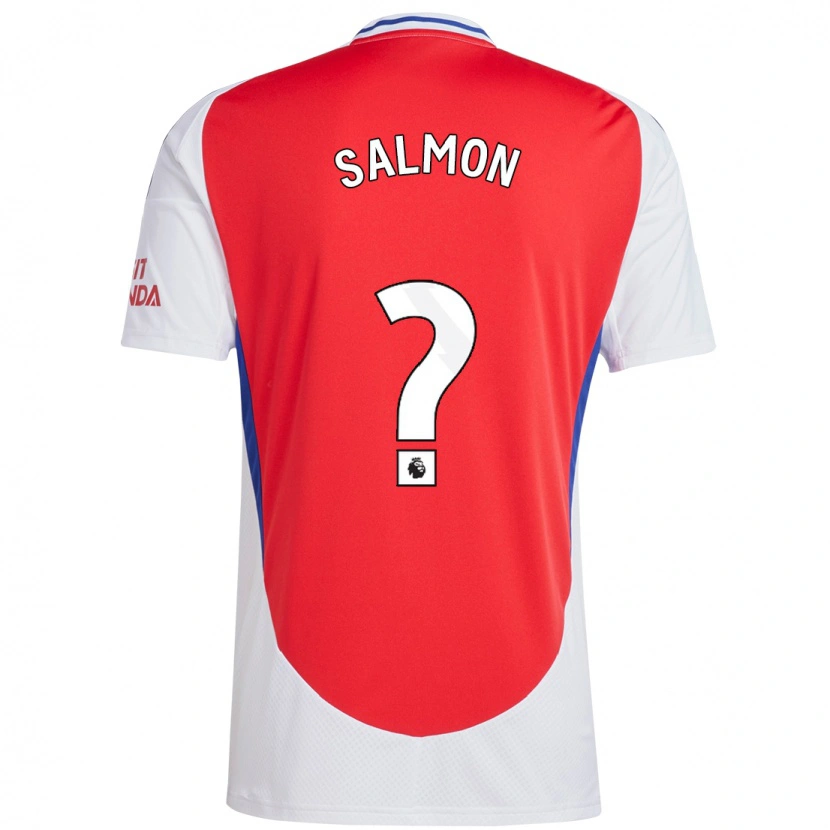 Danxen Mænd Marli Salmon #0 Rød Hvid Hjemmebane Spillertrøjer 2024/25 Trøje T-Shirt