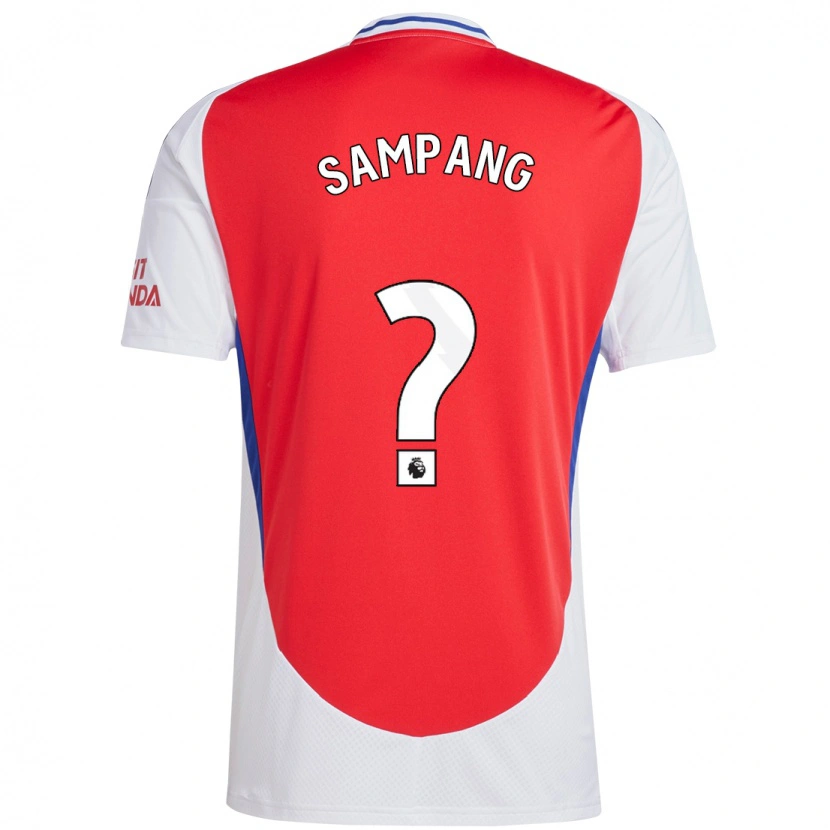 Danxen Mænd Saurap Sampang #0 Rød Hvid Hjemmebane Spillertrøjer 2024/25 Trøje T-Shirt