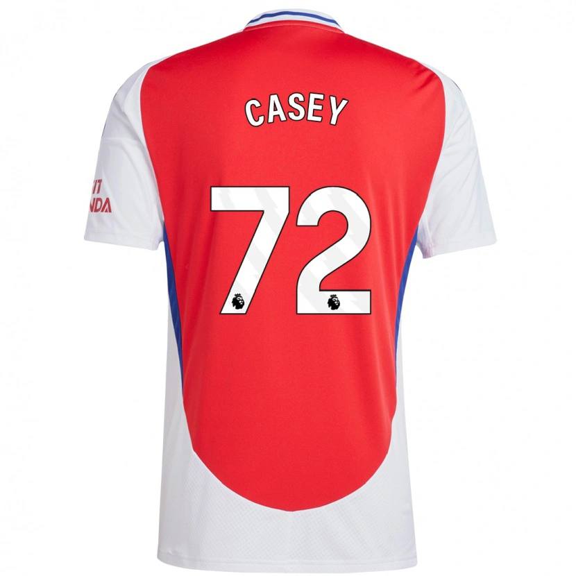 Danxen Mænd Dan Casey #72 Rød Hvid Hjemmebane Spillertrøjer 2024/25 Trøje T-Shirt