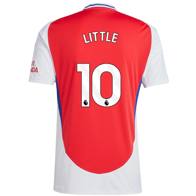 Danxen Mænd Kim Little #10 Rød Hvid Hjemmebane Spillertrøjer 2024/25 Trøje T-Shirt
