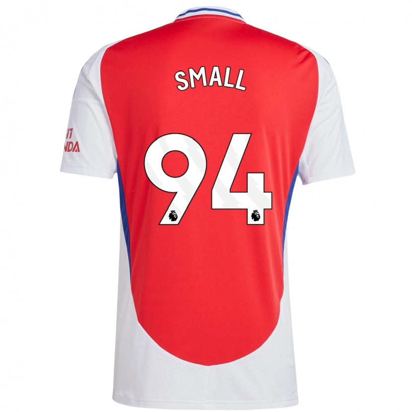 Danxen Mænd Coby Small #94 Rød Hvid Hjemmebane Spillertrøjer 2024/25 Trøje T-Shirt