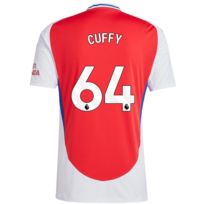 Danxen Mænd Brooke Norton Cuffy #64 Rød Hvid Hjemmebane Spillertrøjer 2024/25 Trøje T-Shirt