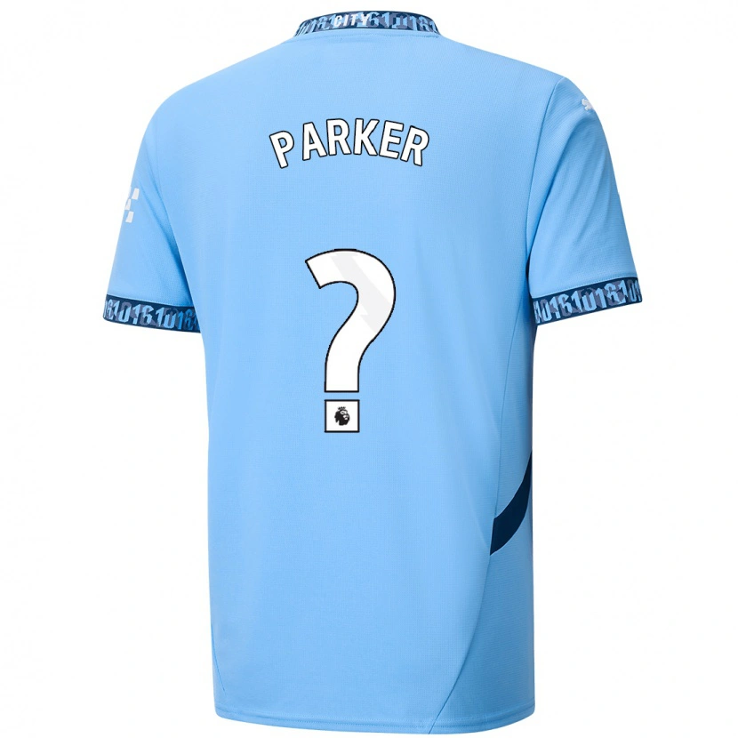 Danxen Mænd Harrison Parker #0 Marineblå Hjemmebane Spillertrøjer 2024/25 Trøje T-Shirt