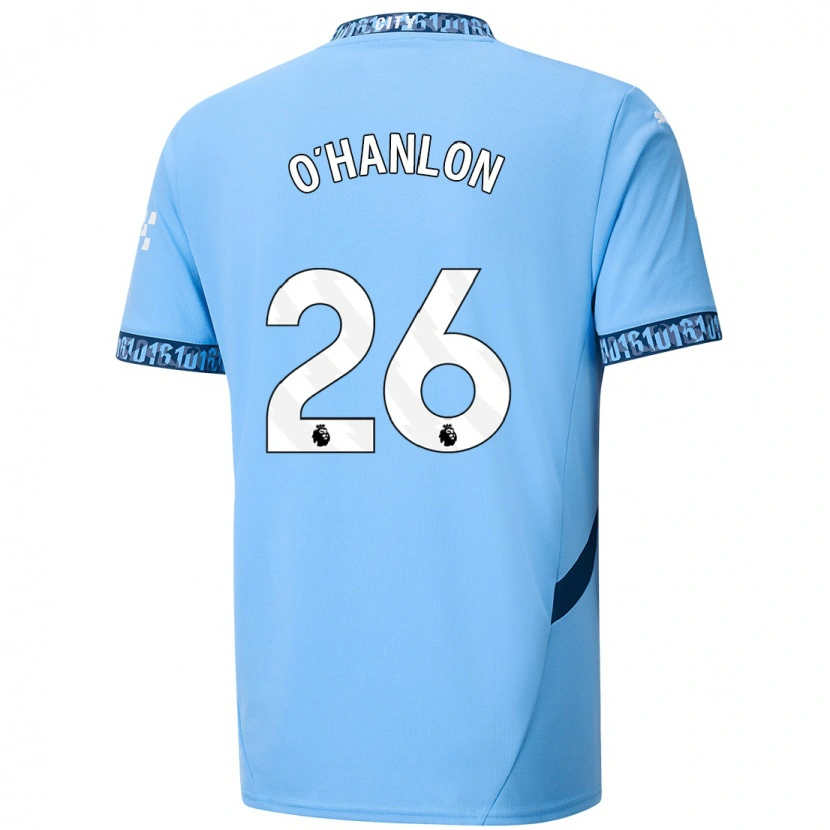 Danxen Mænd Tara O'hanlon #26 Marineblå Hjemmebane Spillertrøjer 2024/25 Trøje T-Shirt